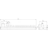 SIEMENS 5ST37840 barra colectora de pines 16mm², 1x interruptor diferencial 1P+N + 10x aparatos compactos, 12 TE