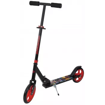 SCHILDKROT patinete City Scooter Road Catcher Graffiti plataforma de aluminio ruedas PU de 200 mm plegable altura ajustable en 3 posiciones 510203