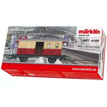 Märklin 4108 H0 coche de viajeros de 2.ª clase Schürzenwagen DB época III-IV