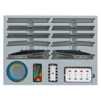 Märklin 08191 set de ampliación E para vía Z con desvíos eléctricos