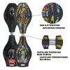 SCHILDKROT waveboard Good Vibes Graffiti tabla grande de plástico con superficie antideslizante 510801