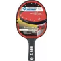 DONIC SCHILDKRÖT Protection Line S500 pala de tenis de mesa de aprendizaje, negro/rojo, goma Jade Smooth 713055