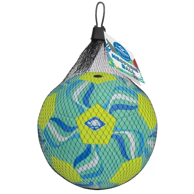 SCHILDKROT minibalón de playa de neopreno talla 2, superficie textil blanda, resistente al agua salada, 1 ud. (970344)