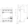 SIEMENS 5SV36468 interruptor diferencial, tipo A, 63 A, 300 mA, 4 polos, 400 V, selectivo