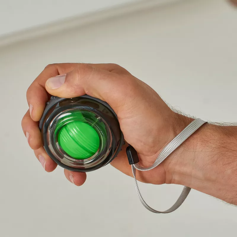 SCHILDKROT Spinball Entrenador giratorio de mano y brazo, gris/verde, 70 mm, 255 g 960121