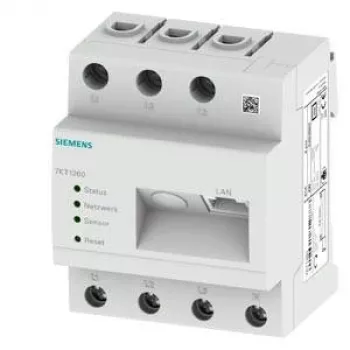 Siemens 7KT1260 Temporizador digital, 1 canal, programa diario/semanal, carril DIN, 230 V AC