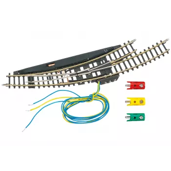 Märklin Vía Z desvío curvo electromagnético izquierdo - negro/amarillo 8568