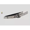 Märklin Vía Z desvío curvo electromagnético izquierdo - negro/amarillo 8568