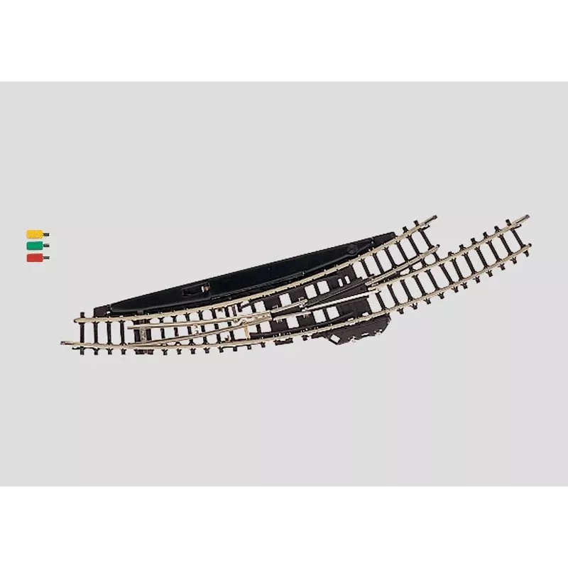 Märklin Vía Z desvío curvo electromagnético izquierdo - negro/amarillo 8568