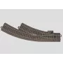 Märklin 24672 HO Vía C curva R2 30° (12 por círculo)