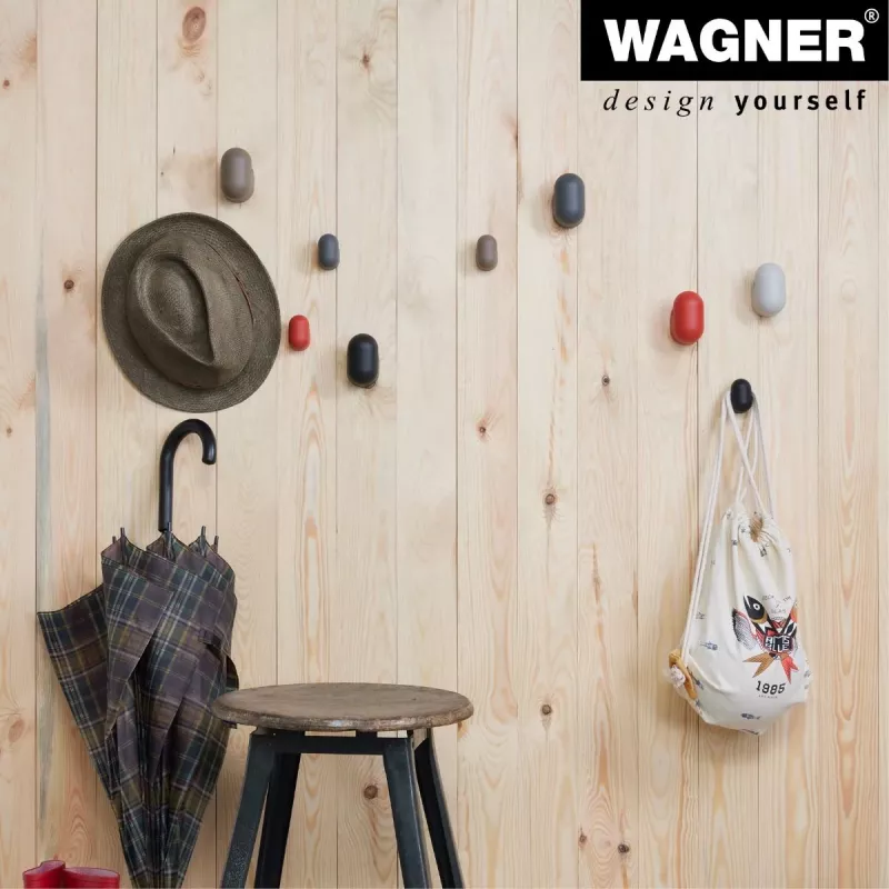 Wagner design yourself PILL perchero de pared gris 1 gancho 17041421