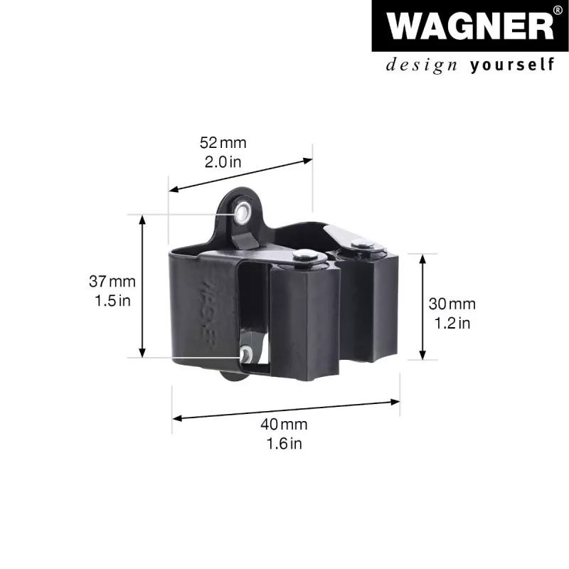 Wagner Design Yourself soporte de pared WH 2095 negro (15209502)