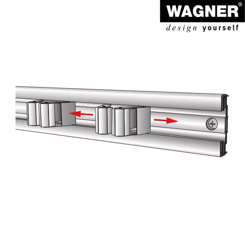 Wagner Design Yourself soporte de pared WH 2095 negro (15209502)