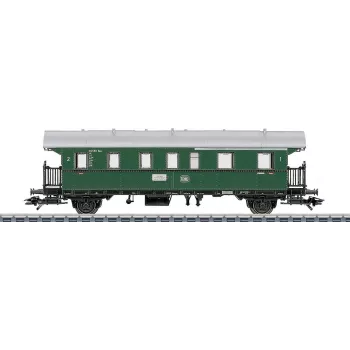 Märklin 4313 H0 coche de tren rápido Büm 234 2.ª clase DB época IV azul océano/beige