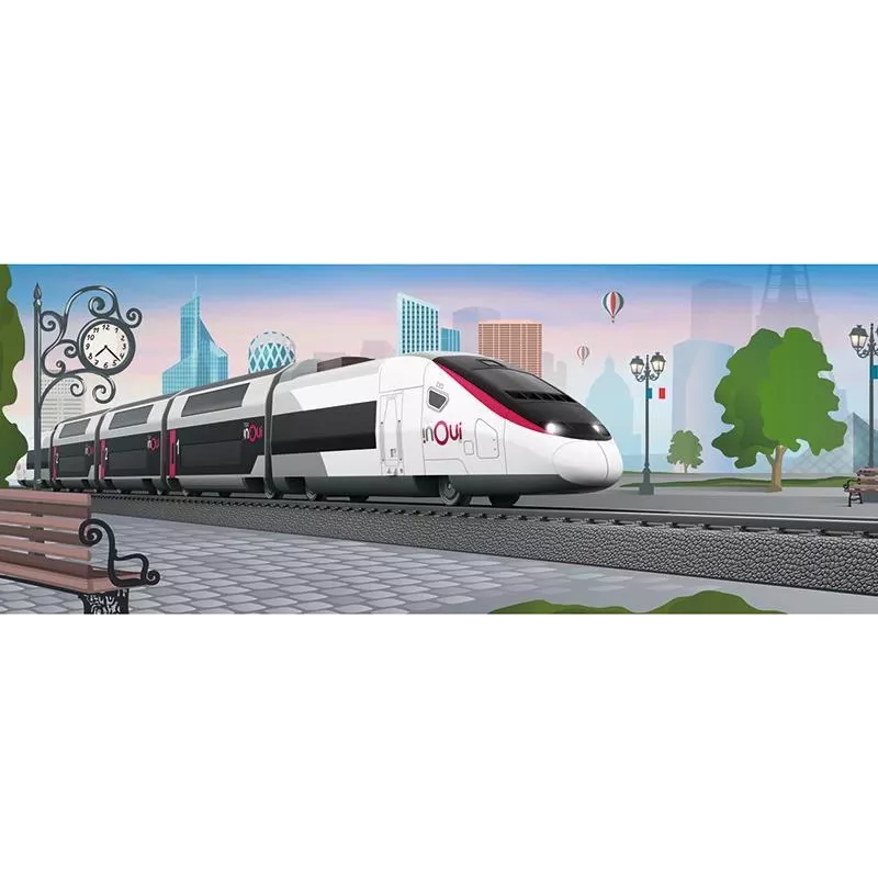 Märklin TGV Duplex H0 set de tren digital de 5 piezas con Mobile Station 2, blanco/negro 029406
