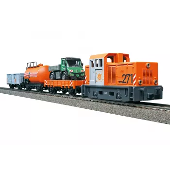 Märklin Start up 029296 H0 set de inicio servicio municipal con locomotora diésel y 2 vagones basculantes