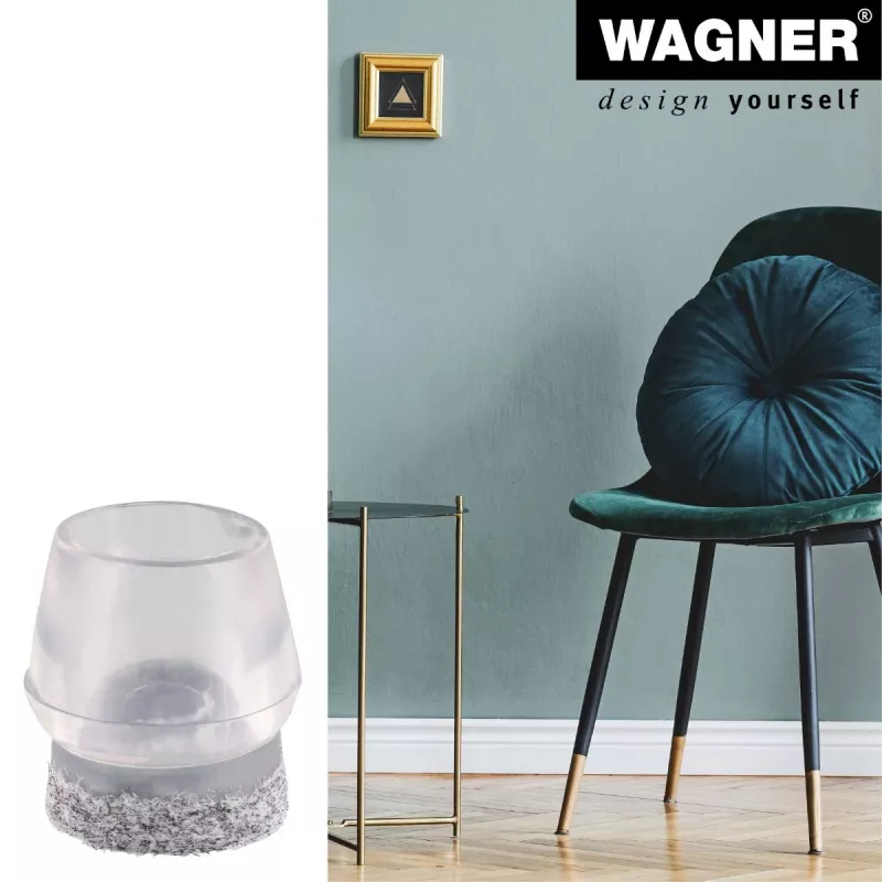 Wagner design yourself EH 0555 tapones para patas de silla plástico Ø 14-17 mm 4 uds. (15055599)