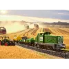 Märklin 29653 H0 set de iniciación Agricultura – locomotora de vapor digital BR 81 con sonido mfx+, Mobile Station 3, óvalo de vía C, vagón con tractor y balas de heno