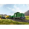 Märklin 29653 H0 set de iniciación Agricultura – locomotora de vapor digital BR 81 con sonido mfx+, Mobile Station 3, óvalo de vía C, vagón con tractor y balas de heno