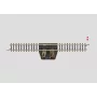 Märklin Z escala vía recta de conexión 8590 (110 mm, negro/amarillo)