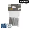 Wagner design yourself EH 0690 deslizadores de muebles a presión, plástico, patas redondas de 12 mm, pack de 4, blanco 15069099