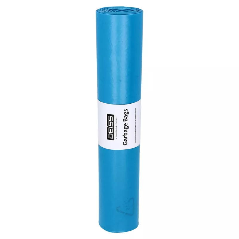 DEISS Bolsas de residuos de carga pesada STANDARD 120L azul 6µm (pack de 25) 20067