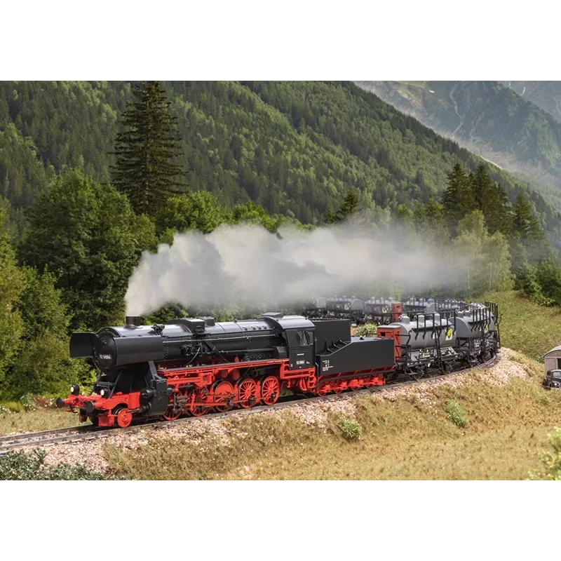 Märklin 039535 H0 Locomotora de vapor BR 52 con ténder de bastidor de la DB