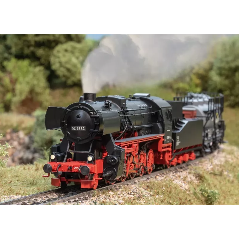 Märklin 039535 H0 Locomotora de vapor BR 52 con ténder de bastidor de la DB