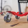 Wagner design yourself Rueda de transporte MM 1193 rojo 160 x 160 x 60 mm, 60 kg carga, 4 ruedas giratorias (20119301)