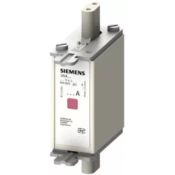 Siemens 3NA7830 Fusible NH000 100 A 500 V AC / 250 V DC, gG, pack de 3