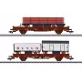Märklin 45042 H0 Set de 2 vagones de mercancías Circo Busch de la DR