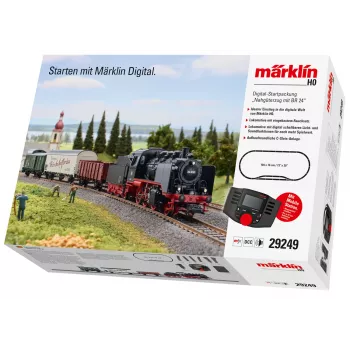 Märklin 29249 H0 set de iniciación digital Tren de mercancías local con BR 24 de la DB