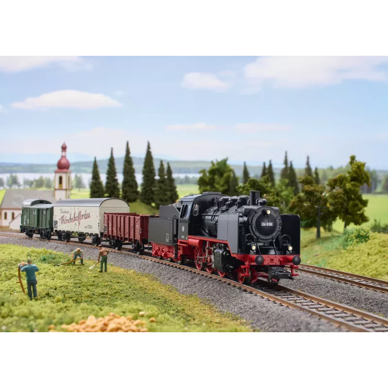 Märklin 29249 H0 set de iniciación digital Tren de mercancías local con BR 24 de la DB