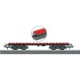 Märklin 44734 H0 Vagón modular, Negro/Rojo