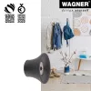 Wagner design yourself TULIP Perchero de pared GH 0301, 1 gancho, Negro 17030121
