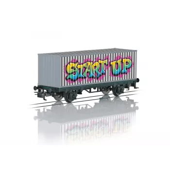 Märklin 44831 H0 Vagón de mercancías cerrado, Vagón anual Märklin Magazin 2001, Época V, AC, enganches Relex