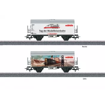 Märklin 044226 H0 Vagón de mercancías cerrado 'Tag der Modellbahn 2025'
