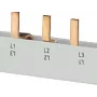SIEMENS Barra colectora de clavijas 4x3 fases 5ST3645, 12 módulos, 63 A, 400 V, 10 mm², totalmente aislada