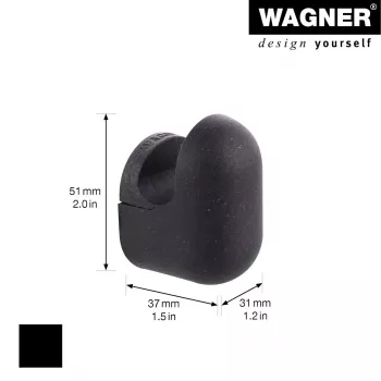 Wagner design yourself PILL Perchero de pared Negro 1 ud. (WH 0401) 17040121
