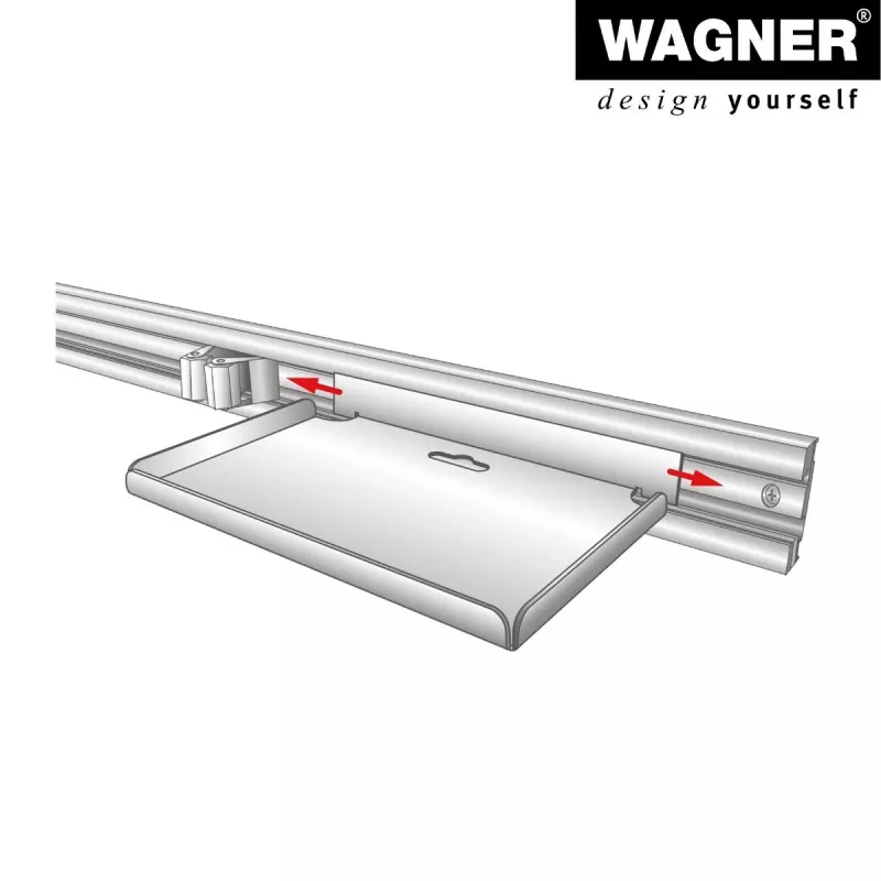 Wagner design yourself Soporte de pared WH 2088 Negro (15208801)