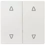 SIEMENS Delta Tecla basculante para persiana con símbolo, Blanco titanio 5TG7147