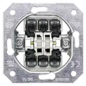 Siemens DELTA Interruptor para persiana/estor 5TA21180KK, Blanco polar