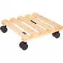 WAGNER design yourself Soporte para plantas GH0646 Motivo de madera cuadrado 29 x 8 cm 20064601