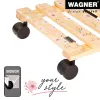 WAGNER design yourself Soporte para plantas GH0646 Motivo de madera cuadrado 29 x 8 cm 20064601