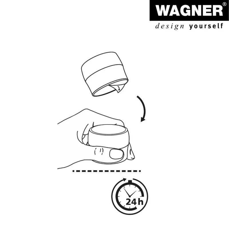 Wagner EH 5225 15522511 tope de puerta, plástico