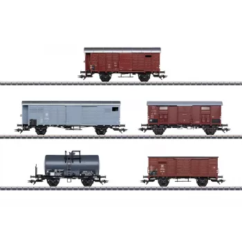 Märklin 46575 H0 BLS Ae 6/8 Set de 5 vagones de mercancías