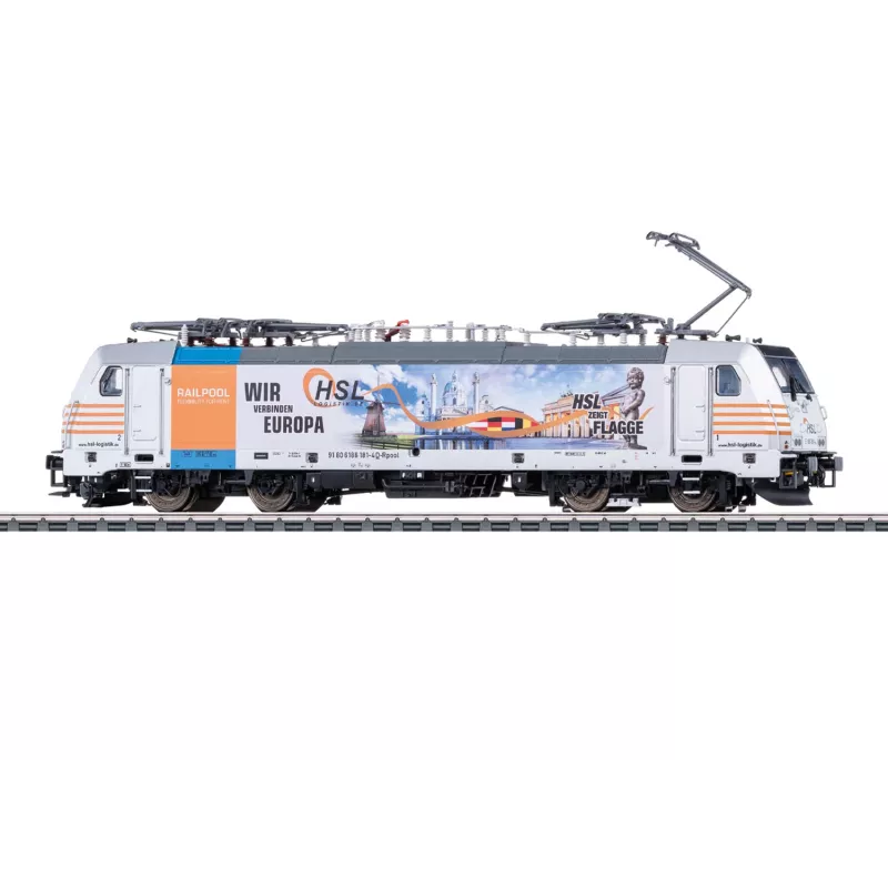 Märklin 38803 H0 Locomotora eléctrica BR 186 de HSL Logistik
