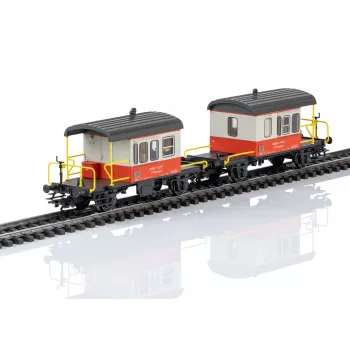 Märklin 46850 H0 SBB Set de vagones de pared corredera Sputnik, 2 vagones