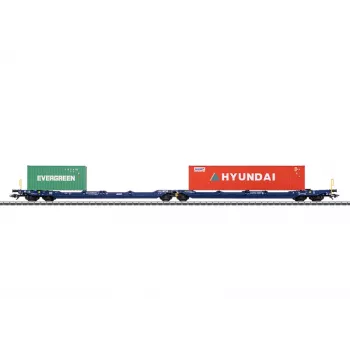 Märklin 47474 Sdggmrss Vagón de bolsas dobles H0 Escala 1:87 Azul cobalto 393 mm
