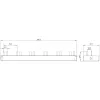 SIEMENS 5ST36760 Peine de conexión de clavijas 10mm² 1P+N 12 módulos, 6 AFDD + 6 componentes